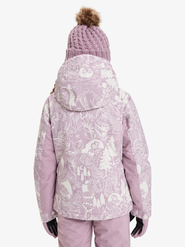 3 Free Jet 10K - Technisch Snowjack voor Meisjes 8-16 Pink ERGTJ03198 Roxy