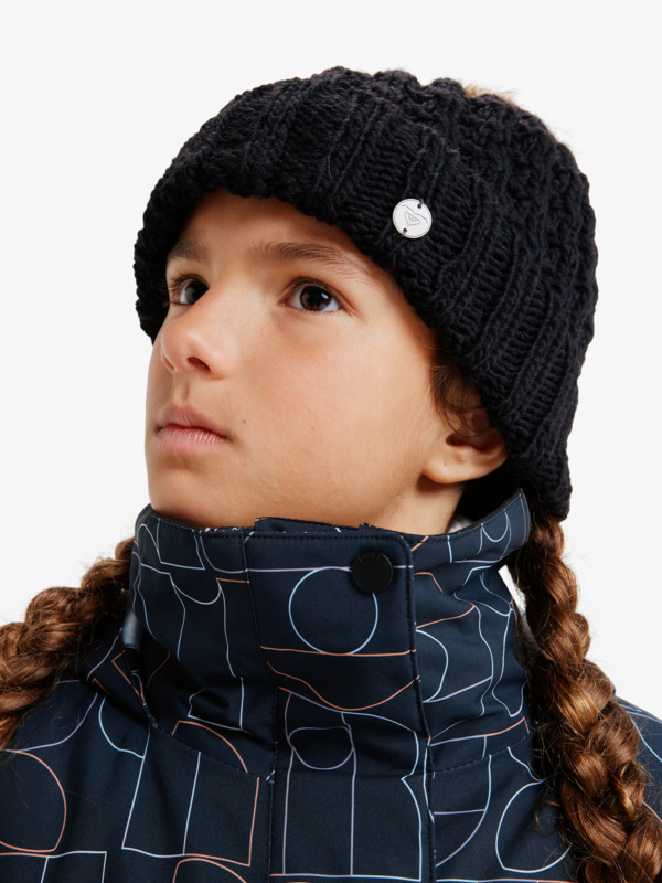 4 Roxy Jetty - Technical Snow Jacket for Girls 8-16 Black ERGTJ03199 Roxy