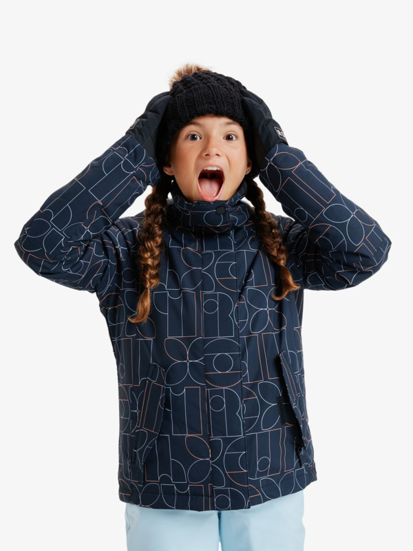 0 Roxy Jetty - Technical Snow Jacket for Girls 8-16 Black ERGTJ03199 Roxy
