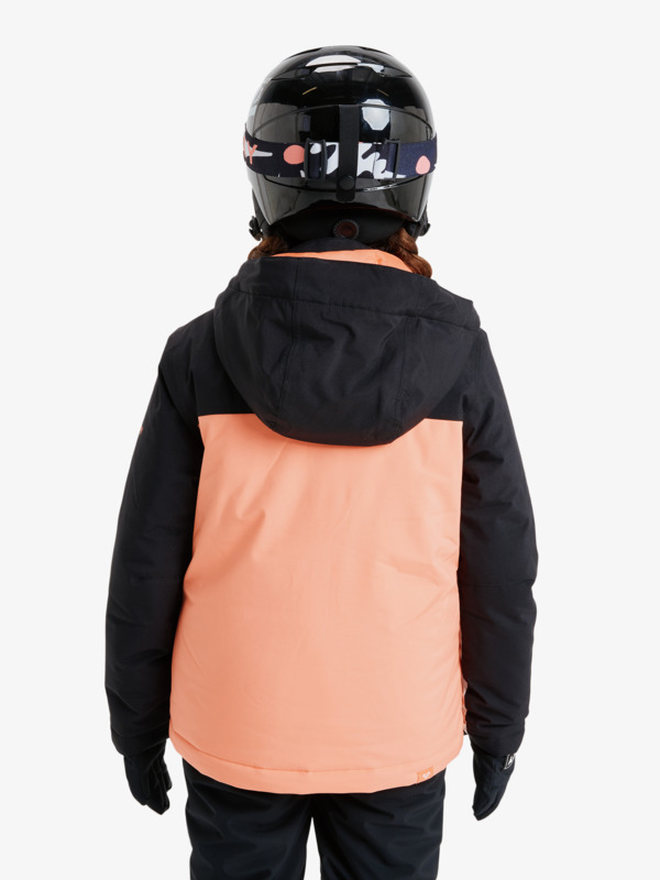 2 Galaxy - Technical Snow Jacket for Girls 8-16 Orange ERGTJ03200 Roxy