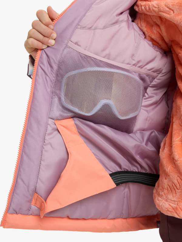 9 Galaxy - Technical Snow Jacket for Girls 8-16 White ERGTJ03200 Roxy
