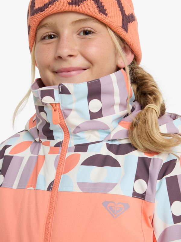 10 Galaxy - Technical Snow Jacket for Girls 8-16 White ERGTJ03200 Roxy