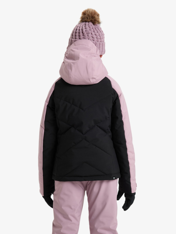 3 Snowsylva 10K - Veste de snow technique pour Fille 8-16 ans Noir ERGTJ03202 Roxy