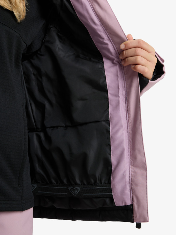 8 Snowsylva 10K - Veste de snow technique pour Fille 8-16 ans Noir ERGTJ03202 Roxy