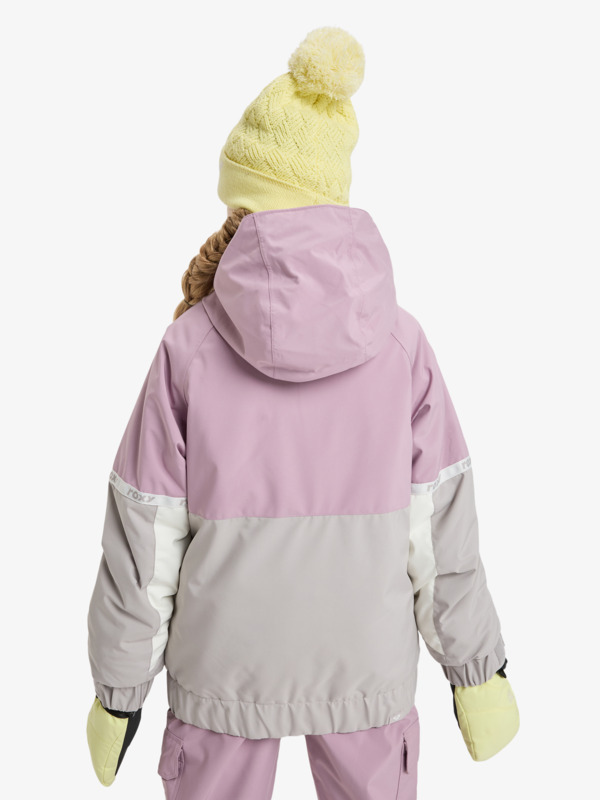 3 Hekla Ice 10K - Funktionelle Snow-Jacke mit Kapuze für Mädchen 8-16 Rosa ERGTJ03204 Roxy
