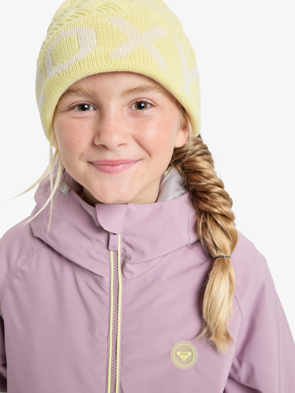 4 Hekla Ice 10K - Funktionelle Snow-Jacke mit Kapuze für Mädchen 8-16 Rosa ERGTJ03204 Roxy
