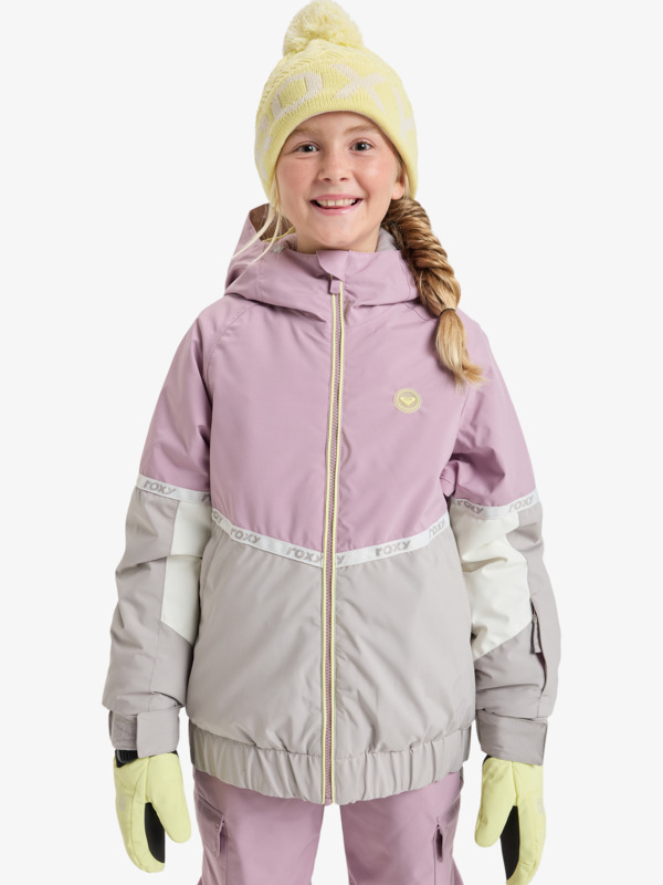 1 Hekla Ice 10K - Funktionelle Snow-Jacke mit Kapuze für Mädchen 8-16 Rosa ERGTJ03204 Roxy