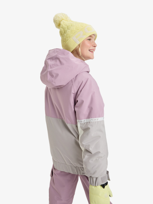 2 Hekla Ice 10K - Funktionelle Snow-Jacke mit Kapuze für Mädchen 8-16 Rosa ERGTJ03204 Roxy