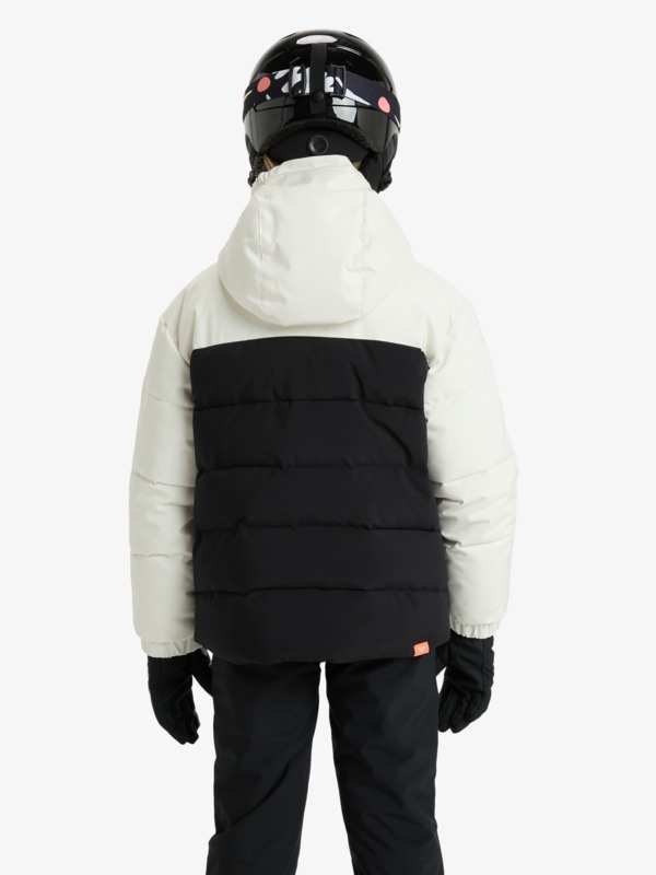 3 Snowyhill Puffy 10K - Veste de snow technique pour Fille 8-16 ans Blanc ERGTJ03205 Roxy