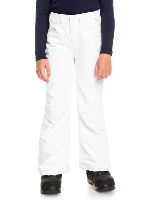 0 Backyard - Pantalon de snow isolant pour Fille Blanc ERGTP03039 Roxy