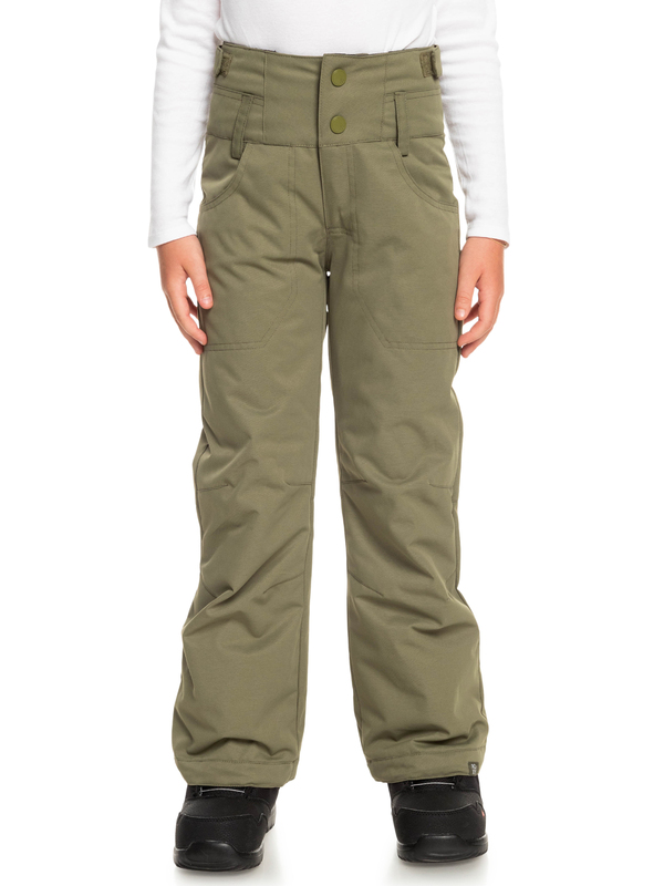 0 Diversion - Geïsoleerde Snowbroek voor Meisjes Beige ERGTP03042 Roxy