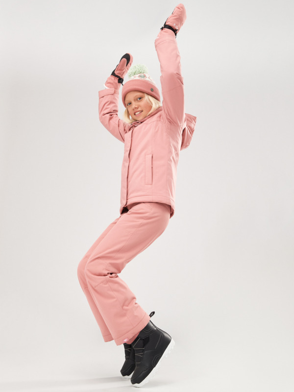 4 Diversion - Technical Snow Pants for Girls 8-16 Pink ERGTP03045 Roxy