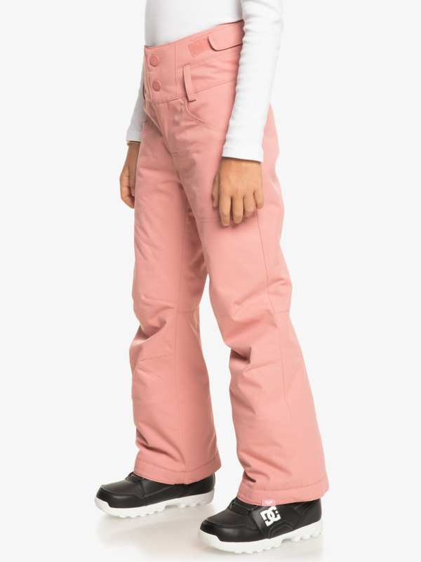 1 Diversion - Technical Snow Pants for Girls 8-16 Pink ERGTP03045 Roxy