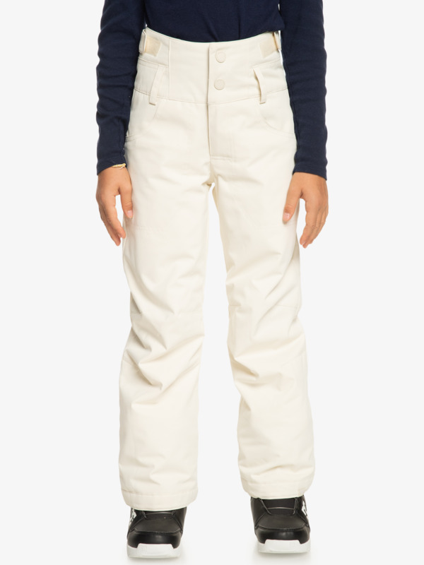 0 Diversion - Technical Snow Pants for Girls 8-16 White ERGTP03045 Roxy