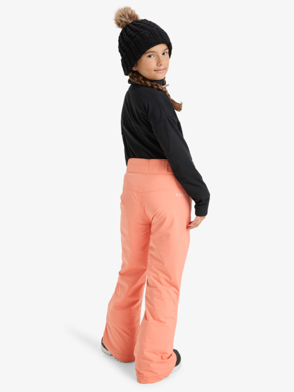 3 Backyard Girl 10K - Technische Snowbroek voor Meisjes 8-16 Orange ERGTP03059 Roxy