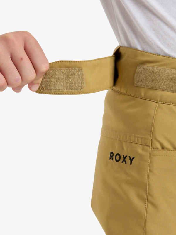 3 Backyard Girl - Technical Snow Pants for Girls 8-16 Beige ERGTP03059 Roxy