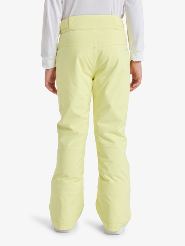 3 Backyard Girl 10K - Technische Snowbroek voor Meisjes 8-16 Yellow ERGTP03059 Roxy