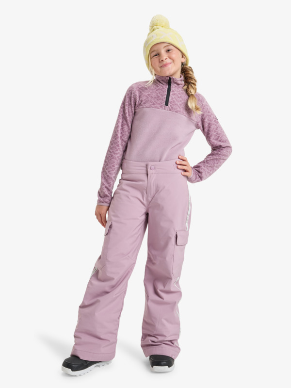 0 Banky Ice Girl - Technical Snow Pants for Girls 8-16 Pink ERGTP03060 Roxy