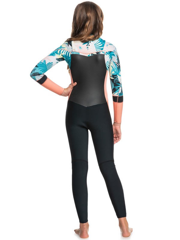 6 4/3mm Syncro - Chest Zip Wetsuit for Girls  ERGW103043 Roxy