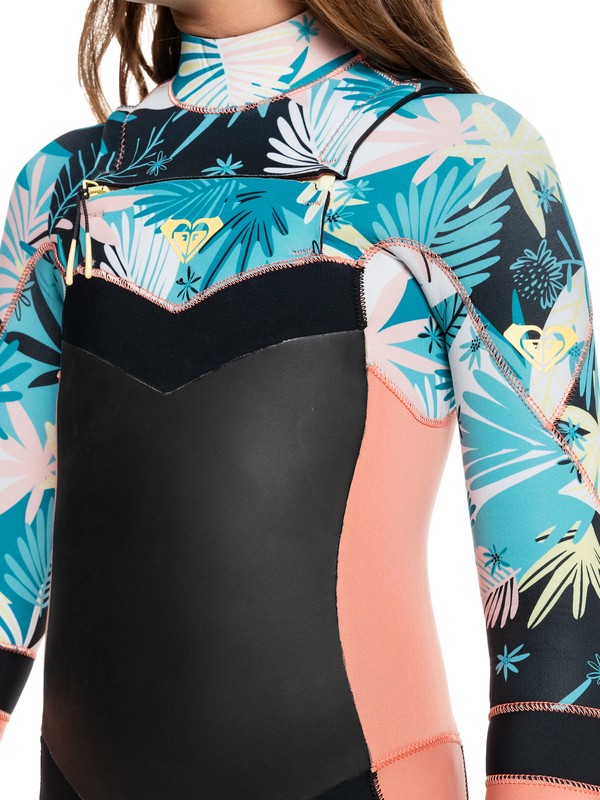 2 4/3mm Syncro - Chest Zip Wetsuit for Girls  ERGW103043 Roxy