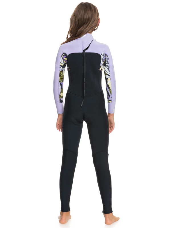 4 4/3mmSwell Series 2022 - Back Zip Wetsuit for Girls 8-16 Black ERGW103057 Roxy