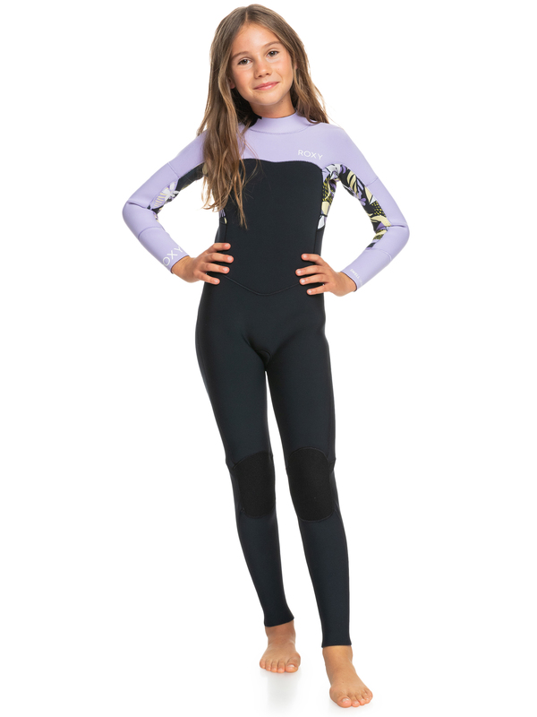 0 4/3mm Swell Series 2022 - Haut en néoprène back zip pour Fille Noir ERGW103057 Roxy