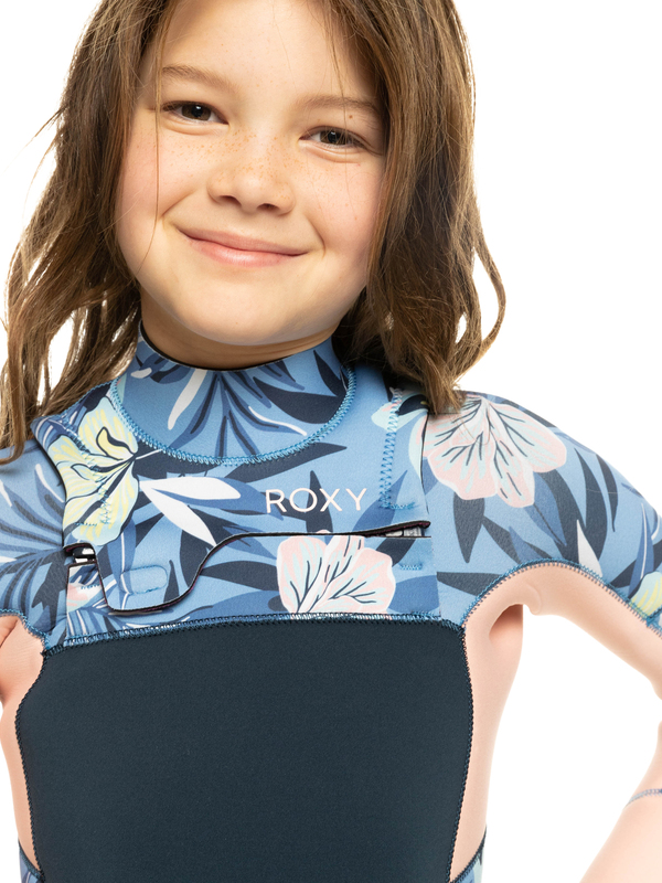 2 5/4/3mm Swell Series - Traje de Surf con Cremallera en el Pecho para Chicas Azul ERGW103059 Roxy