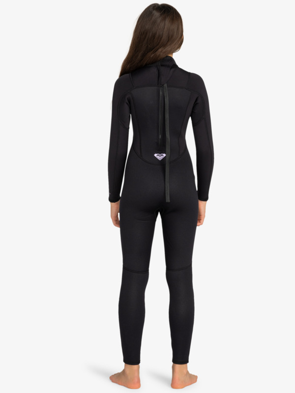 5 5/4mm Prologue - Wetsuit met GBS en een Achterrits voor Meisjes 8-16 Black ERGW103070 Roxy