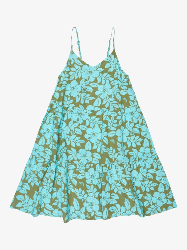 0 Sunlit Dreams - Tent Dress for Girls 4-16 Green ERGWD03273 Roxy