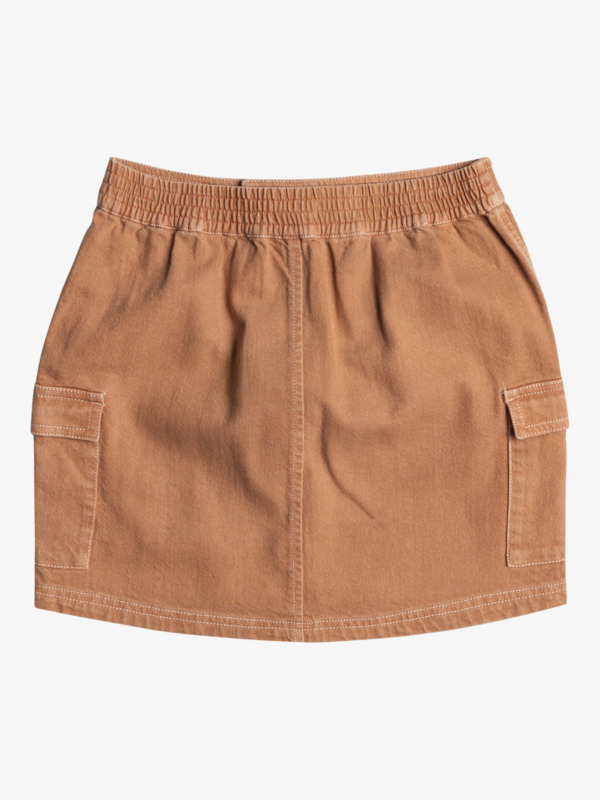 6 Just Like Magic - Mini Skirt for Girls 4 - 16 Brown ERGWK03023 Roxy