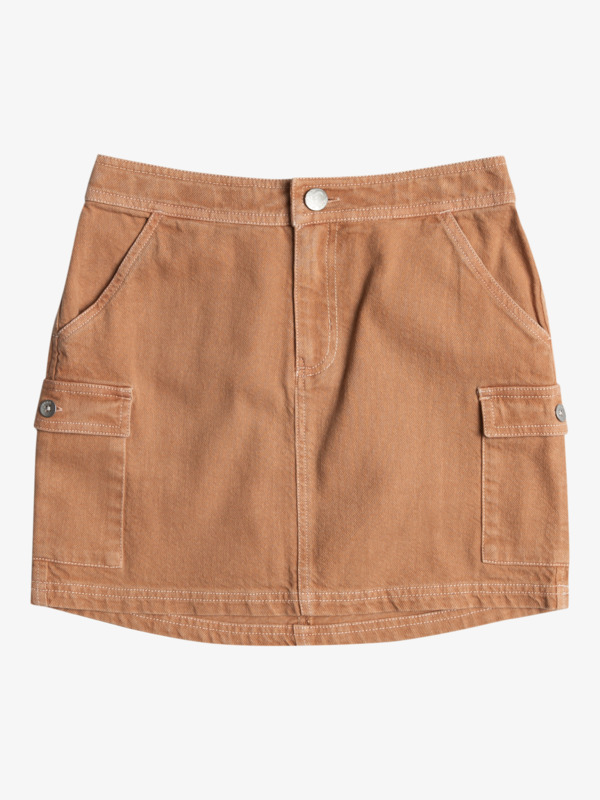 5 Just Like Magic - Mini Skirt for Girls 4 - 16 Brown ERGWK03023 Roxy