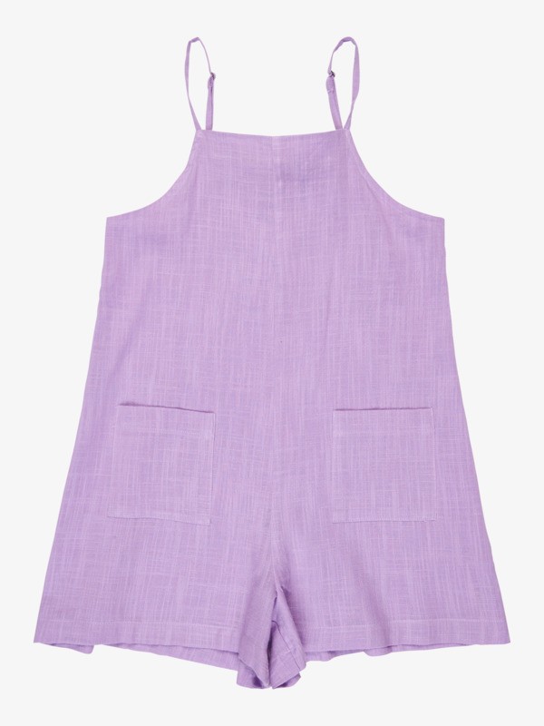 0 Lavender Haze - Macac&atilde;o com tiras para Raparigas 4-16 Roxo ERGWO03009 Roxy