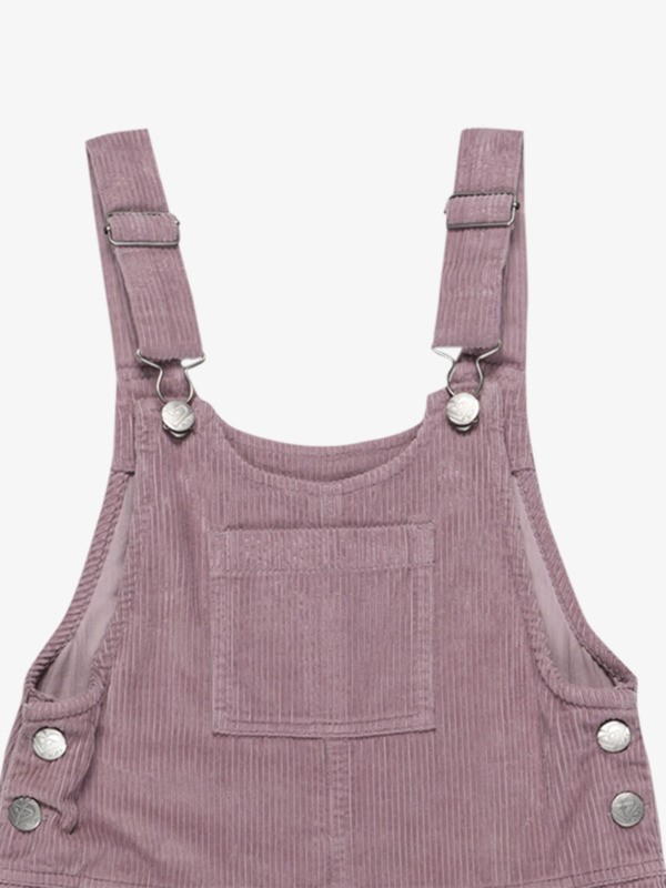 7 Baby Dune - Corduroy Dungarees for Girls 4-16 Purple ERGWO03011 Roxy