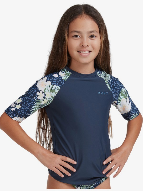 ROXY Short Sleeve Rashguard for Girls 8 16 Roxy