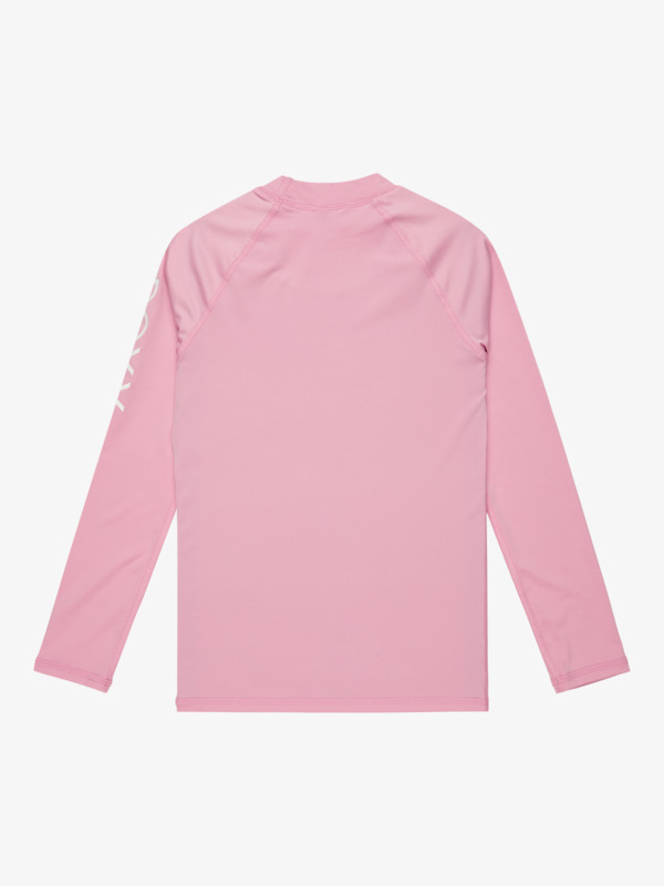 1 Whole Hearted - Long Sleeve UPF 50 Rash Vest for Girls 6-16 Pink ERGWR03286 Roxy