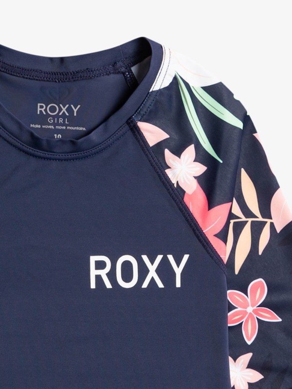2 PRINTED SLEEVES SS Sininen ERGWR03346 Roxy
