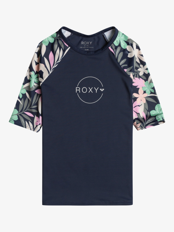 0 ROXY - Maglietta da Surf UPF 50 a Maniche Corte da Ragazza 6-16  ERGWR03389 Roxy