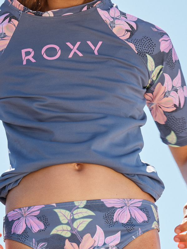 3 Hidden Garden - Completo mare UPF 50 da Ragazza 7-16 Blue ERGWR03426 Roxy