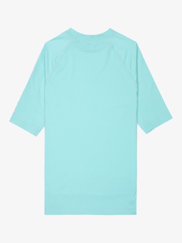 1 Whole Hearted - Rash Vest met Korte Mouw voor Meisjes 6-16 Blue ERGWR03491 Roxy