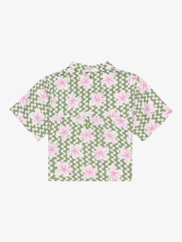 1 Salty Sun - Short Sleeves Shirt for Girls 4 - 16 Green ERGWT03140 Roxy