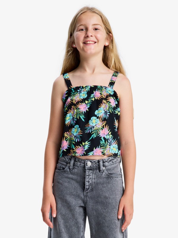 0 Tropical Swing - Strappy Top for Girls 4-16 Pink ERGWT03145 Roxy