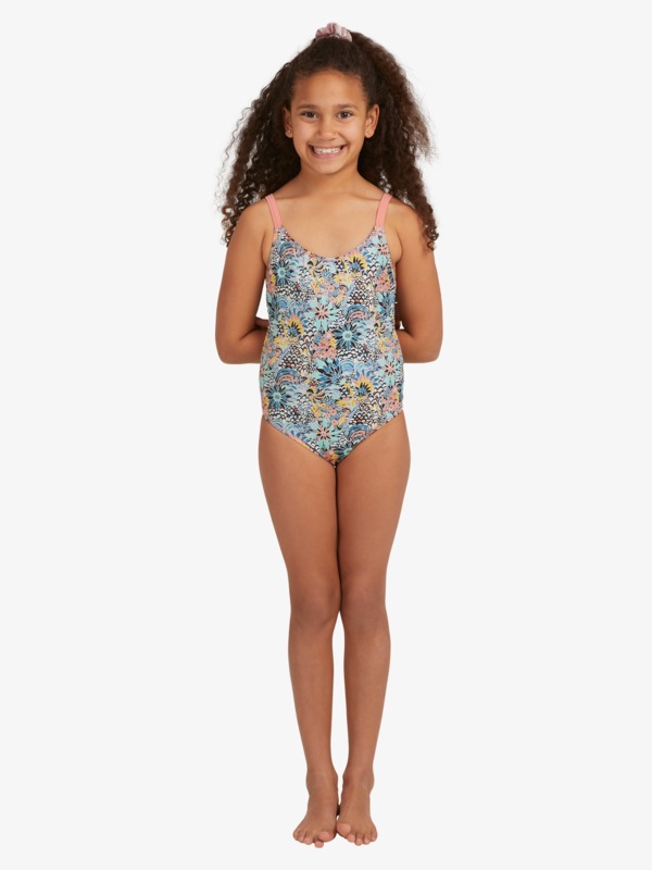 4 Marine Bloom - One-Piece Swimsuit for Girls  ERGX103100 Roxy