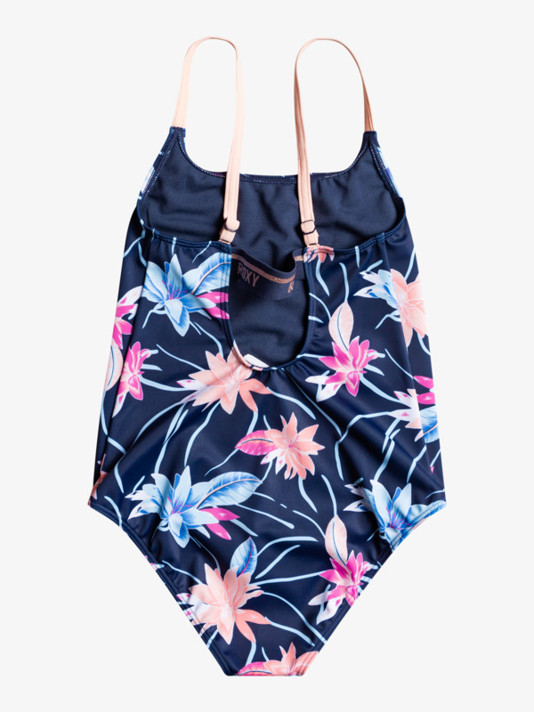 1 Roxy Sporty - Costume intero da Ragazza 8-16 - Blue Blue ERGX103121 Roxy