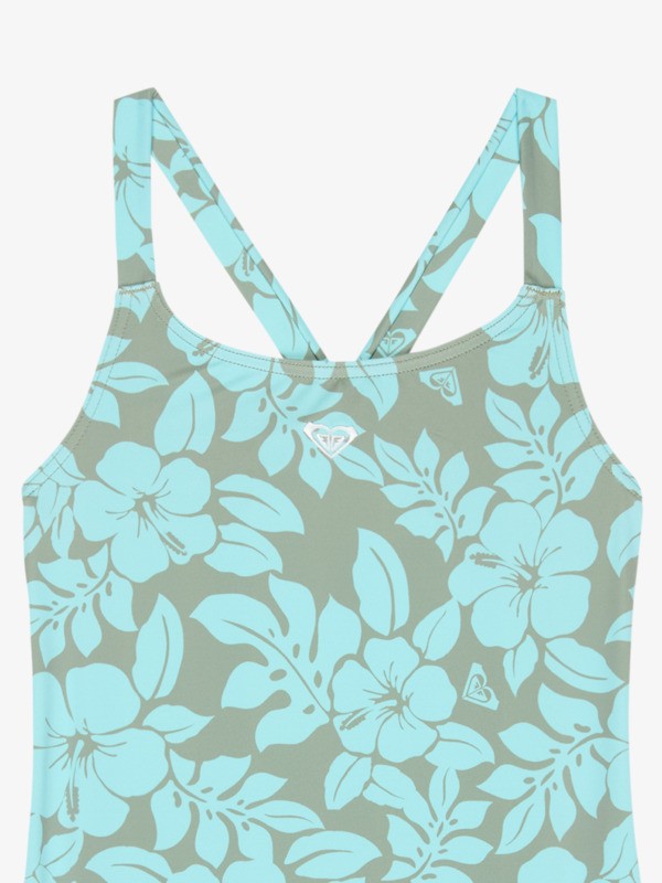 2 Roxy Spirit - One-Piece Swimsuit for Girls 6-16 Green ERGX103234 Roxy