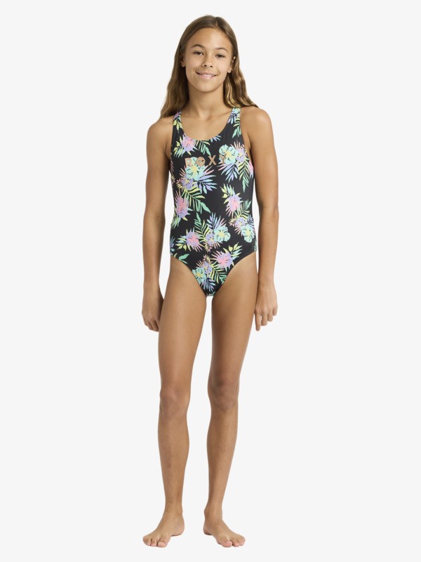1 Roxy Active - Maillot de bain une pi&egrave;ce pour Filles 6-16 ans Rose ERGX103235 Roxy