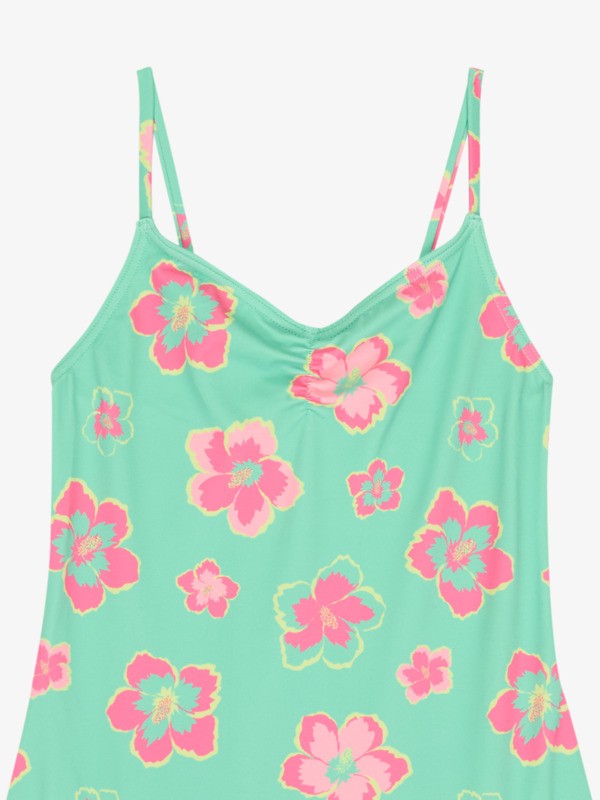 2 Tropicool - Badeanzug f&uuml;r M&auml;dchen 6-16 Gr&uuml;n ERGX103243 Roxy