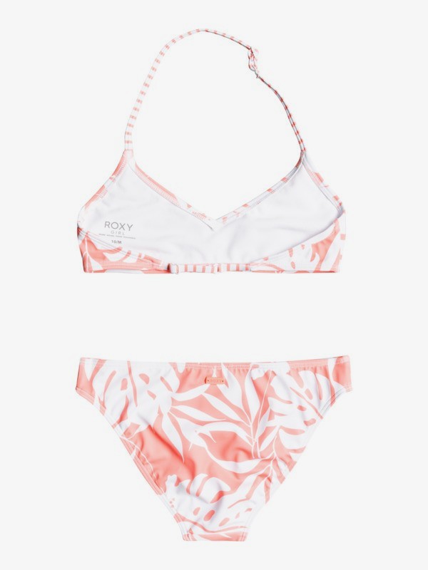 1 Flowers Addict - Ensemble de bikini bralette triangle pour Fille 8-16 ans Rose ERGX203415 Roxy