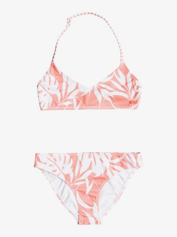 0 Flowers Addict - Ensemble de bikini bralette triangle pour Fille 8-16 ans Rose ERGX203415 Roxy