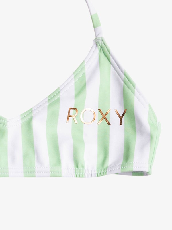 2 Tropical Time - Triangel Bikiniset voor Meisjes 7-16 Green ERGX203471 Roxy