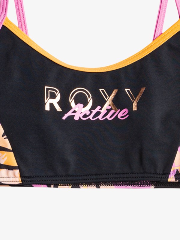 2 Active Joy - Bralette Bikini-Set f&uuml;r M&auml;dchen 6-16 Schwarz ERGX203478 Roxy
